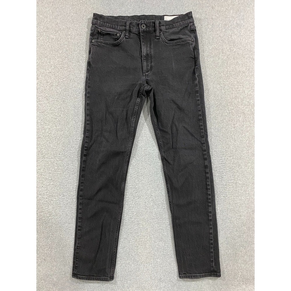 Rag and Bone Jeans‎ Mens 31x32 Black Standard Issue Fit 2 Slim Zip Fly Casual